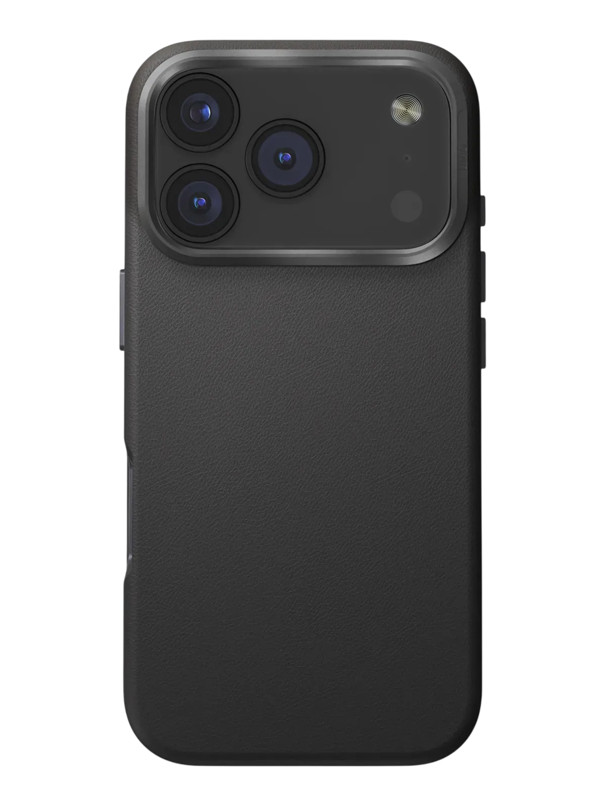 Чехол Uniq на iPhone 17 Pro Max, Lyden MagSafe, из премиальной экокожи, с металлической защитой камеры, черныйphoto0