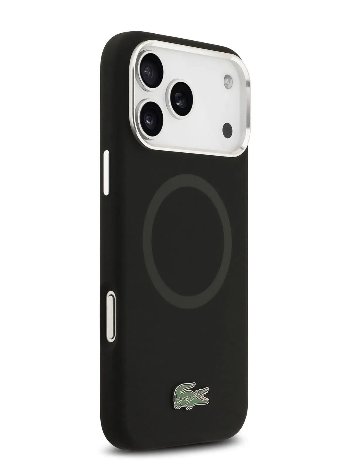 Чехол Lacoste для iPhone 17 Pro Max Liquid silicone, Черный (MagSafe)photo0