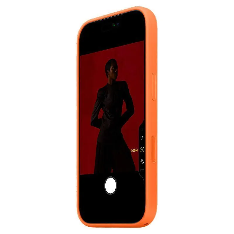 Силиконовый чехол для iPhone 17 Pro Max (Orange) Оранжевыйphoto3