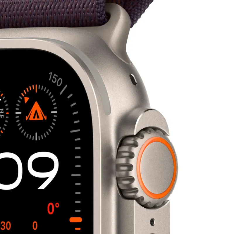 Apple Watch Ultra 2023 GPS + Cellular, 49 мм корпус из титана, ремешок Alpine цвета Индигоphoto2