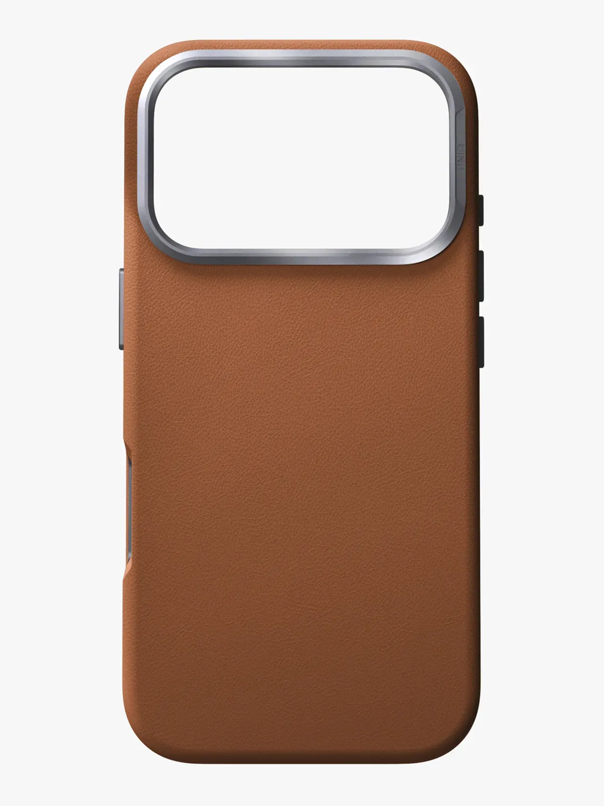 Чехол Uniq на iPhone 17 Pro, Lyden MagSafe, из премиальной экокожи, с металлической защитой камеры, коричневыйphoto4