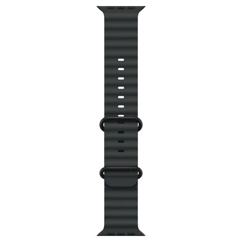 Apple Watch Ultra 2024 GPS + Cellular, 49 мм корпус из титана цвета Черный титан, ремешок Ocean черного цветаphoto3
