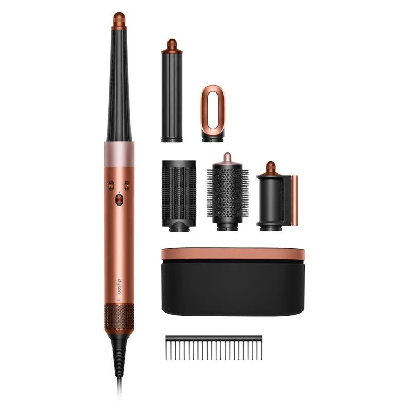 Стайлер Dyson Airwrap Complete Long i.d. HS08 (Straight+Wavy) для прямых волос Янтарный/Шелковый (Amber silk)photo0