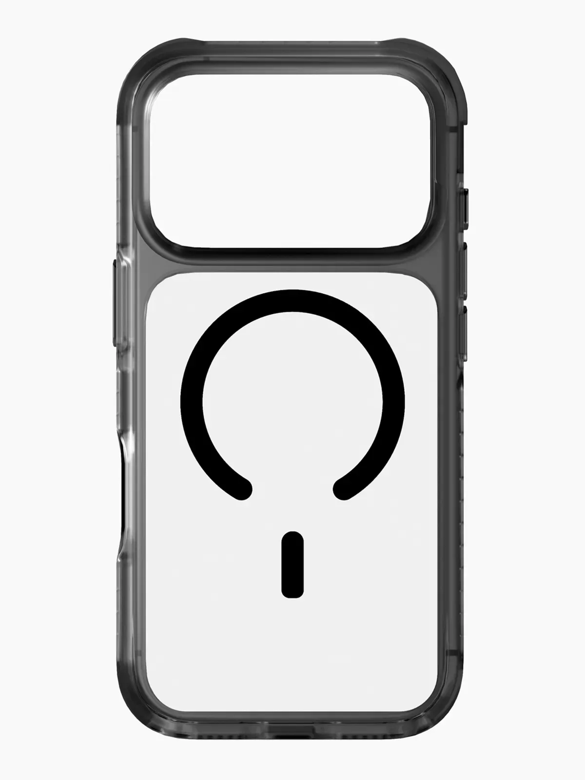 Чехол Uniq на iPhone 17 Pro Max, Combat Magsafe, с экстремально усиленной защитой углов, с технологией ShockSorb, прозрачно-черныйphoto4
