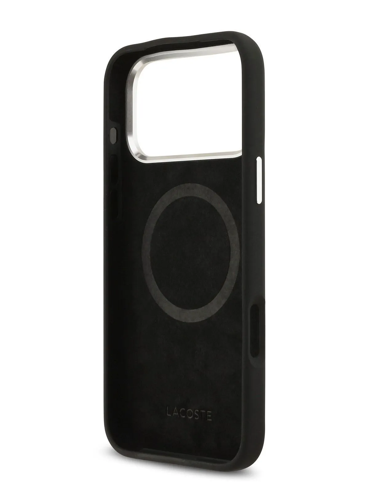 Чехол Lacoste для iPhone 17 Pro Max Liquid silicone, Черный (MagSafe)photo6