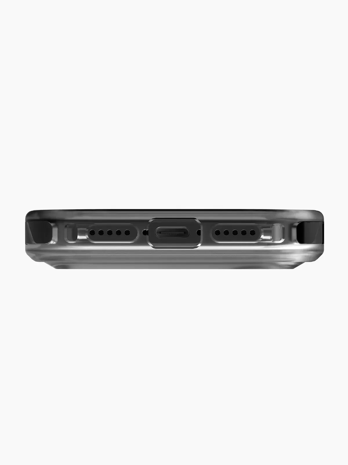 Чехол Uniq на iPhone 17 Pro Max, Combat Magsafe, с экстремально усиленной защитой углов, с технологией ShockSorb, прозрачно-черныйphoto2
