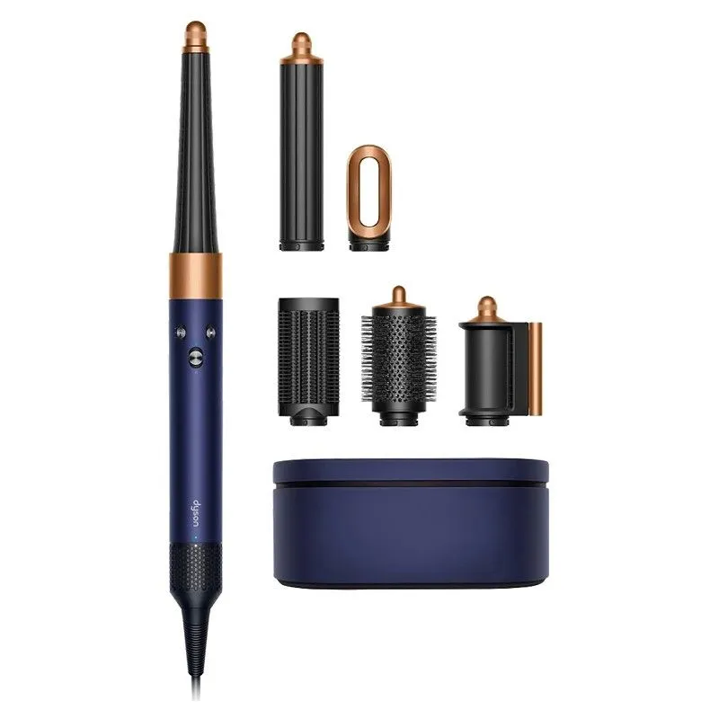 Стайлер Dyson Airwrap Complete Long  i.d. HS08 (Straight+Wavy) для прямых волос Синий/Медьphoto0