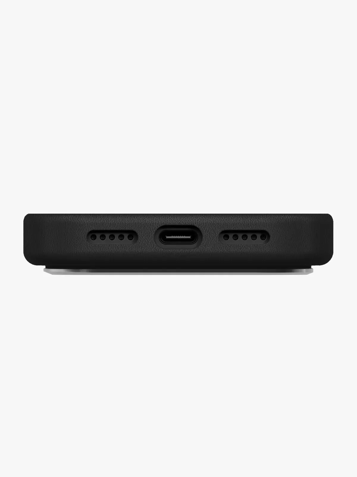 Чехол Uniq на iPhone 17 Pro Max, Lyden MagSafe, из премиальной экокожи, с металлической защитой камеры, черныйphoto2