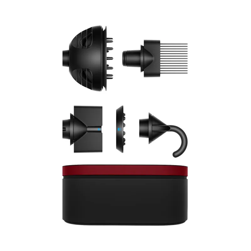Фен Dyson Supersonic Nural HD16 для кудрявых волос Красный бархат/Золото (Red velvet/Gold) с кейсомphoto2