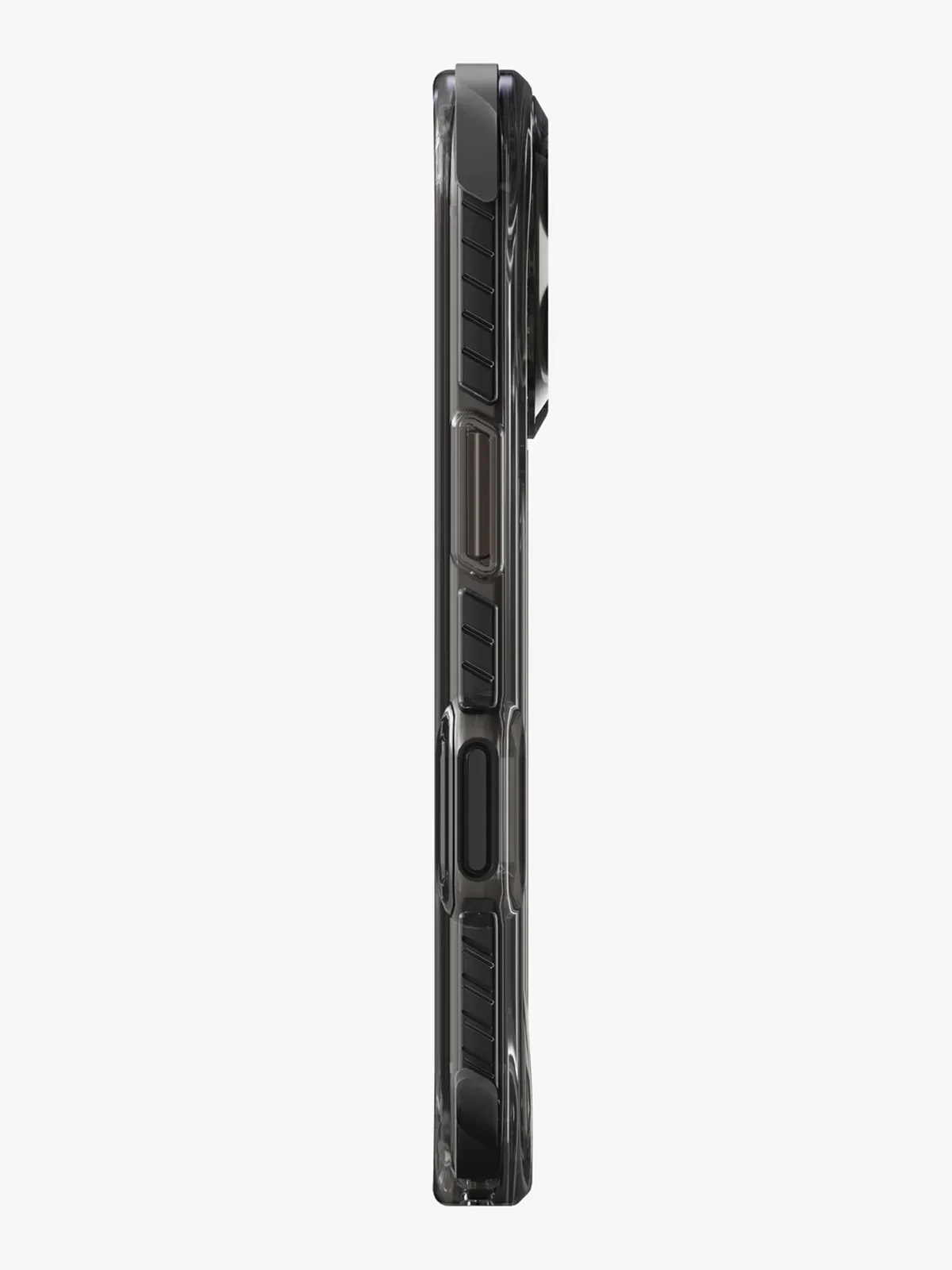 Чехол Uniq на iPhone 17 Pro Max, Combat Magsafe, с экстремально усиленной защитой углов, с технологией ShockSorb, прозрачно-черныйphoto3