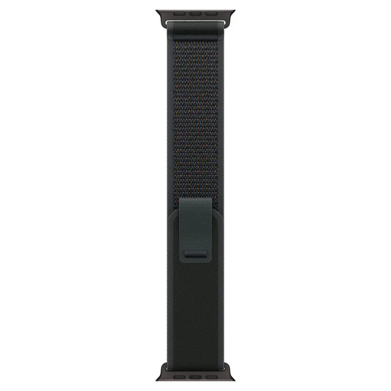 Apple Watch Ultra 2024 GPS + Cellular, 49 мм корпус из титана цвета Черный титан, ремешок Trail черного цветаphoto2