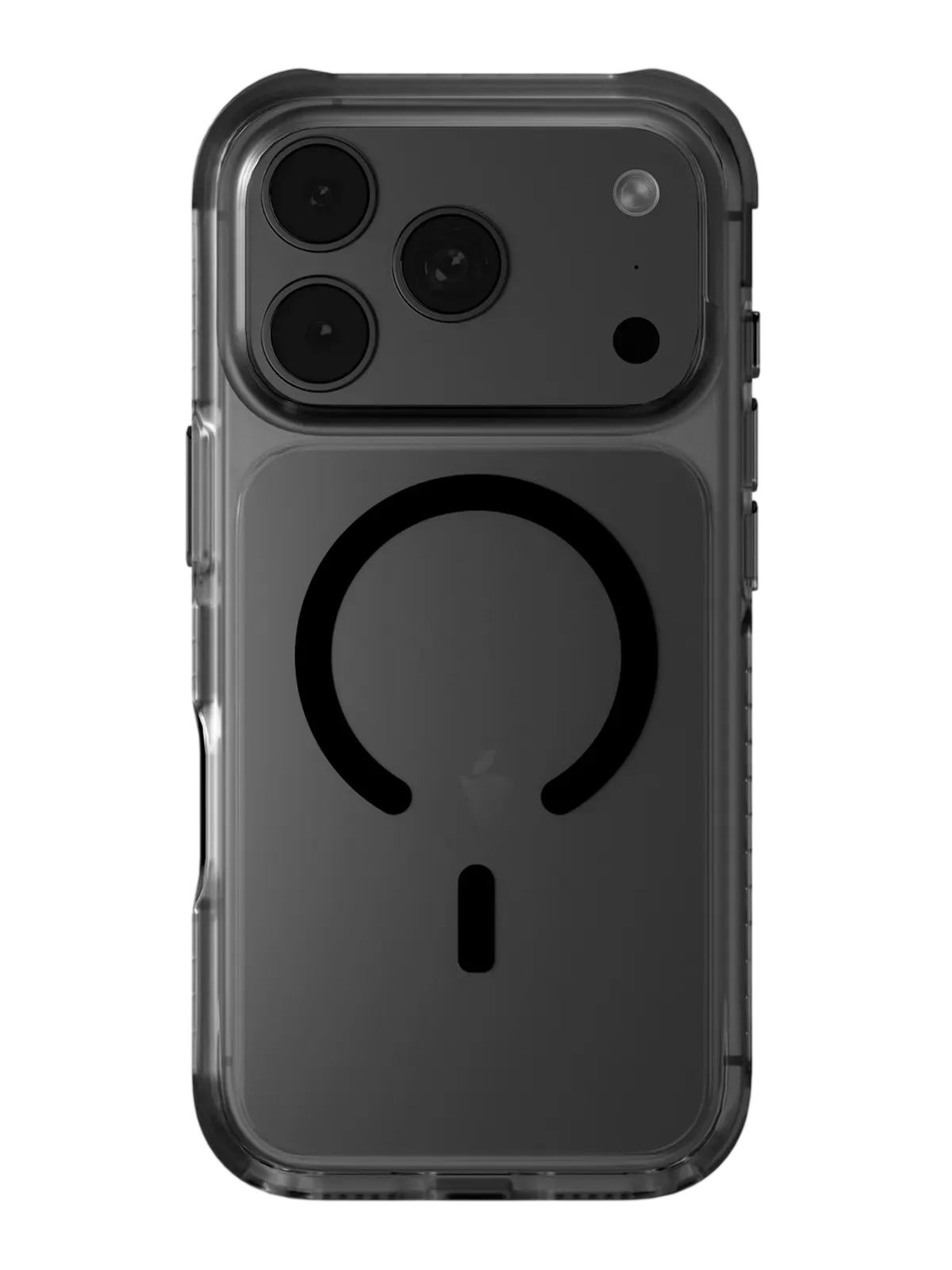 Чехол Uniq на iPhone 17 Pro Max, Combat Magsafe, с экстремально усиленной защитой углов, с технологией ShockSorb, прозрачно-черныйphoto0