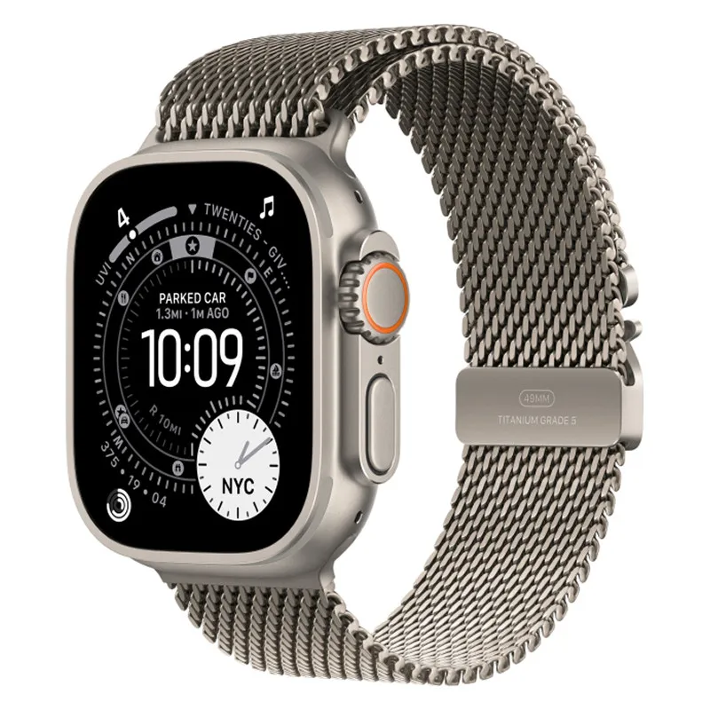 Apple Watch Ultra 3, 49 мм корпус из титана, браслет миланская петляphoto0