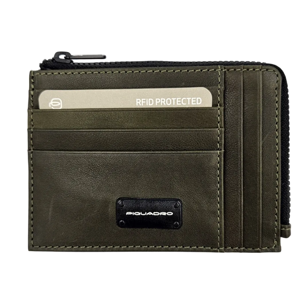 Картхолдер Piquadro Harper PU1243APR/VETM, зеленыйphoto0