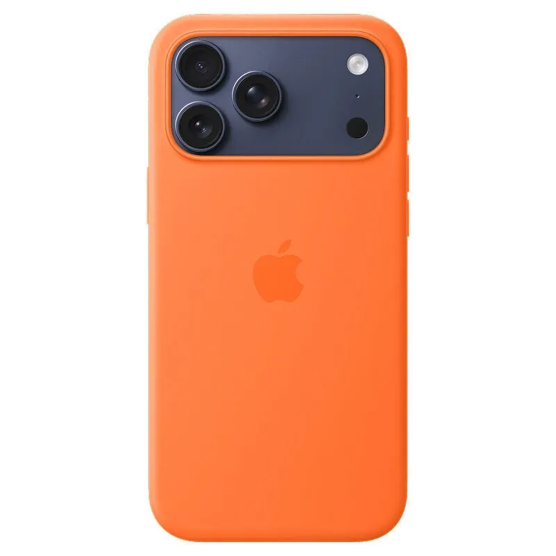 Силиконовый чехол для iPhone 17 Pro Max (Orange) Оранжевыйphoto2