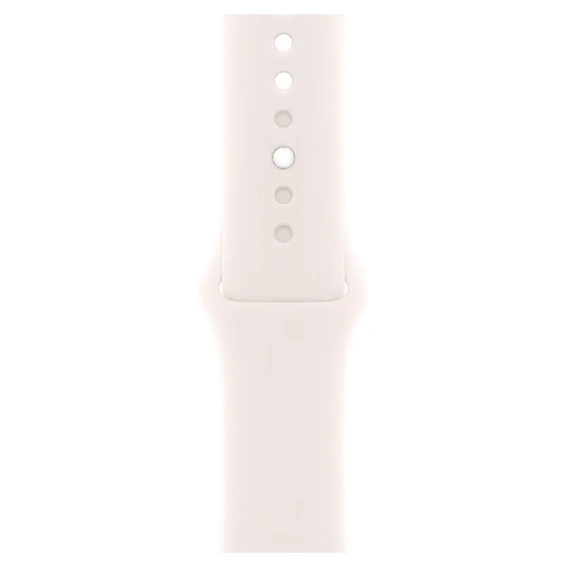 Apple Watch SE 3, 44 мм корпус из алюминия цвета Сияющая звезда, спортивный ремешок цвета Светлый румянецphoto2