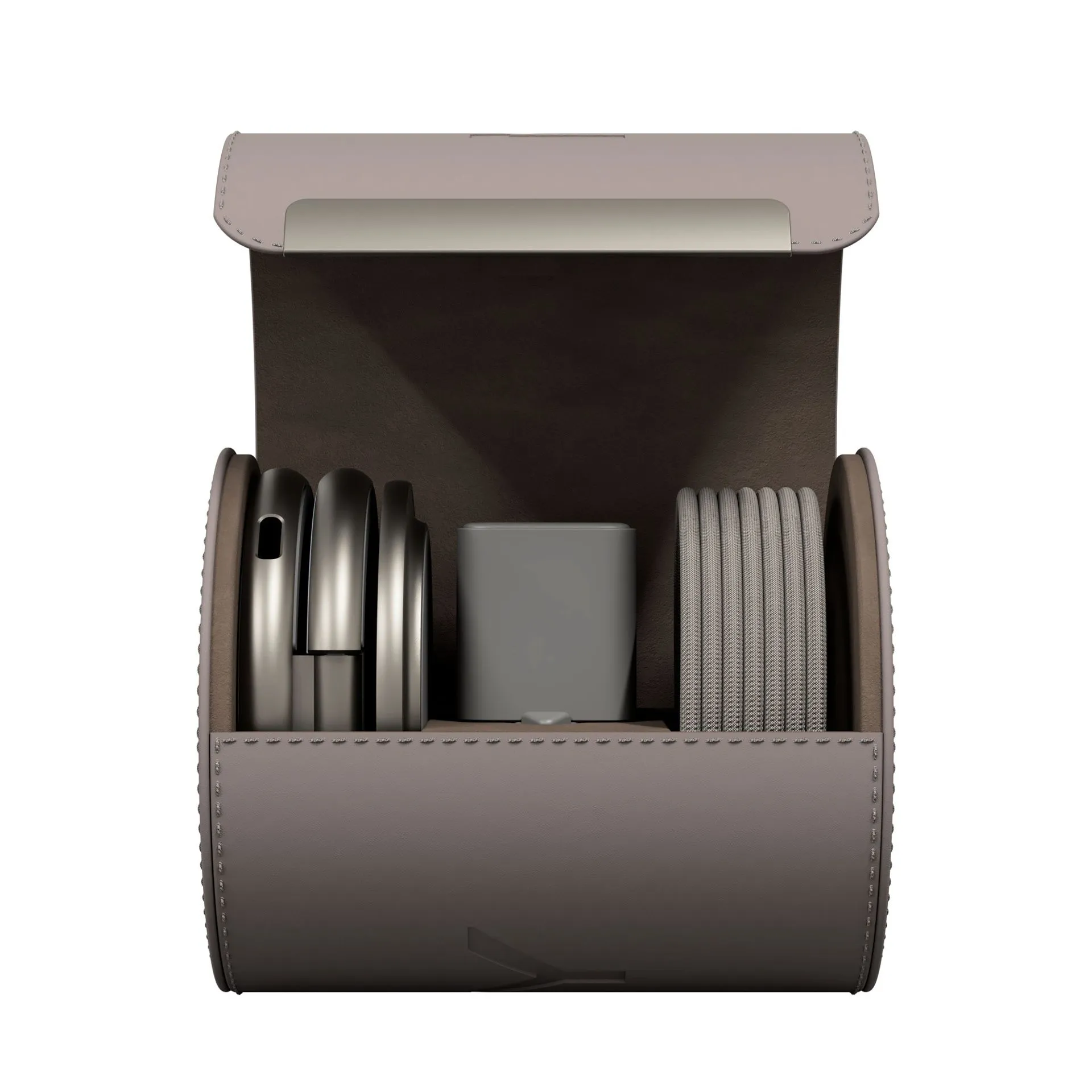 Зарядная станция 3 в 1 Magssory Signature Disc Pro для Apple Qi2 Titanphoto6