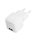 Сетевое зарядное устройство VLP G-Charge 30Вт USB-C+USB-A, QC, белый
