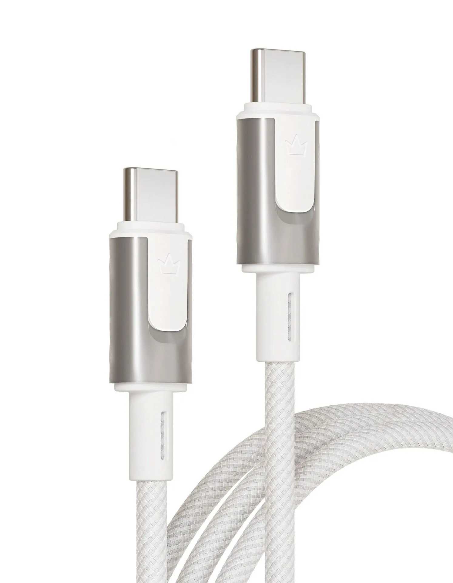 Дата-кабель VLP Force Line 100W USB-C + USB-C, 1.2m, белыйphoto0