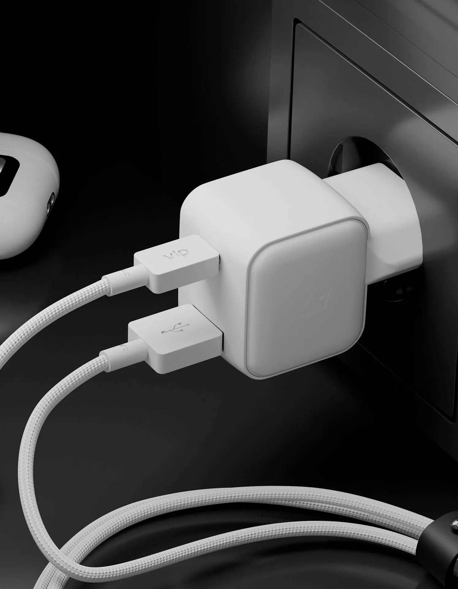 Сетевое зарядное устройство VLP G-Charge 30Вт USB-C+USB-A, QC, белыйphoto10