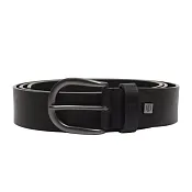 Ремень из гладкой кожи Piquadro Black square CU6522B3/N, черный