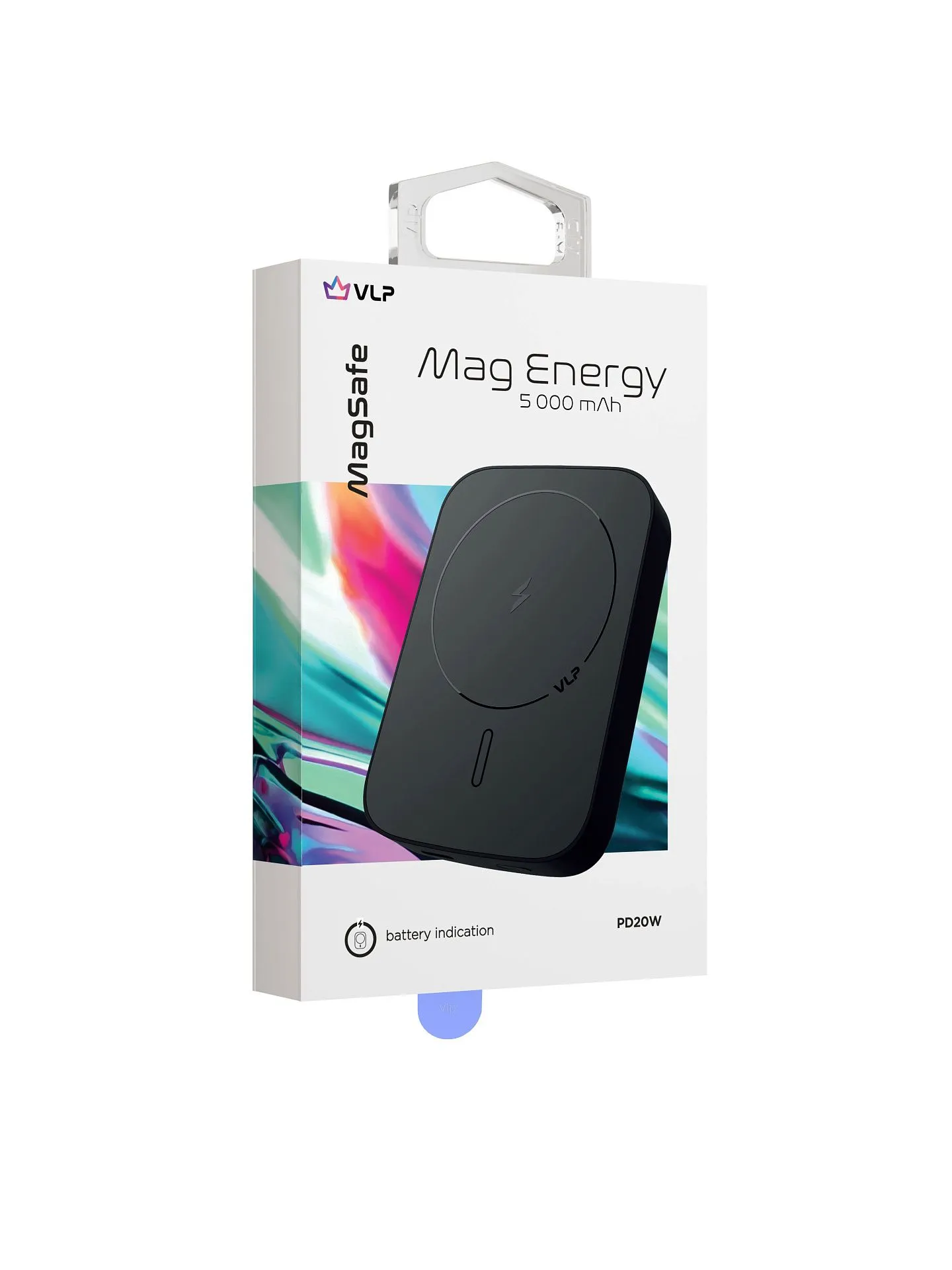 Аккумулятор внешний VLPАккумулятор внешний VLP Mag Energy 5000 mAh PD20W, USB-C, черный Mag Energy 5000 mAh PD20W, USB-C, белыйphoto4