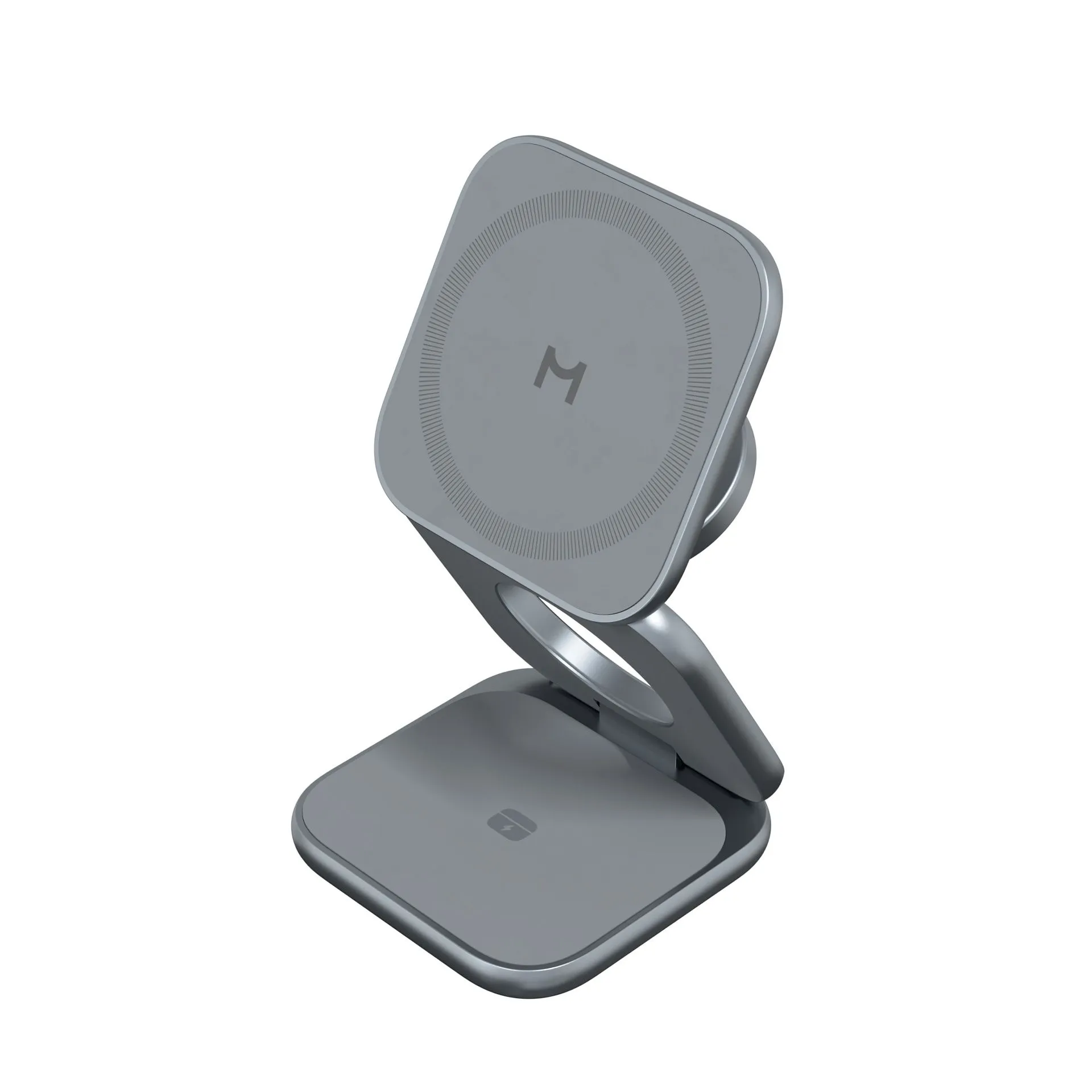 Складное беспроводное зарядное устройство 3 в 1 Magssory Fold Ultra для Apple Midnightphoto5