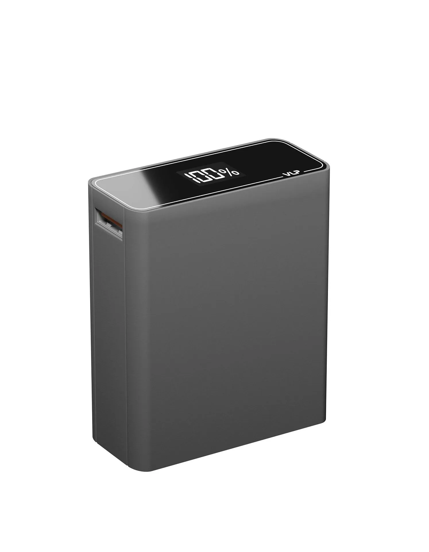 Аккумулятор внешний VLP B-Energy 10000 mAh 30W, USB-C, USB-A , steel grayphoto0