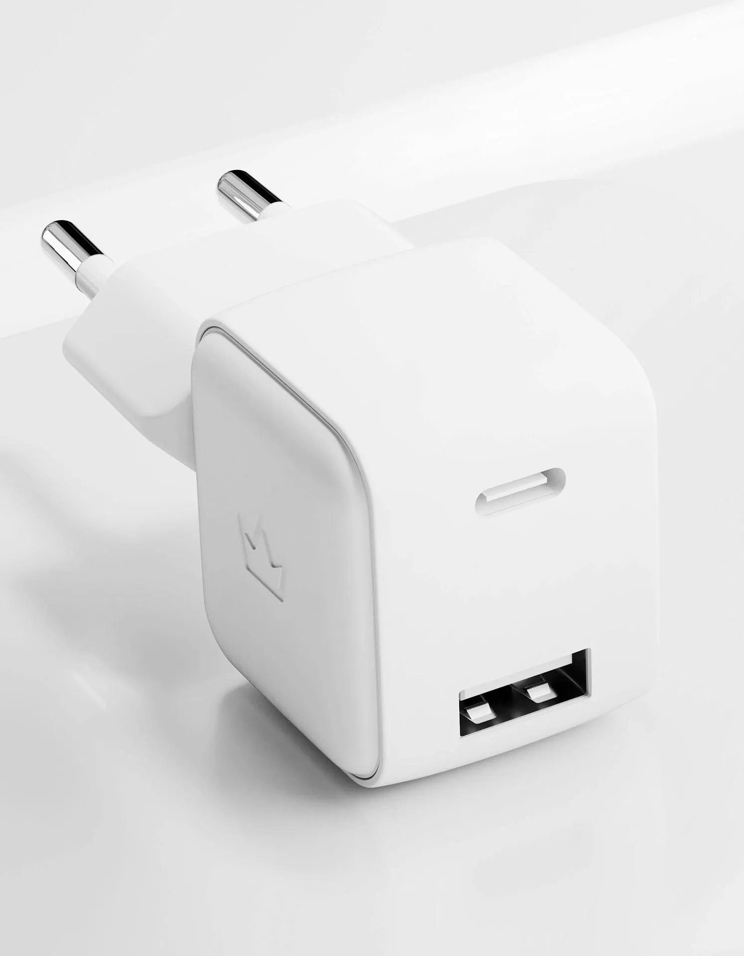 Сетевое зарядное устройство VLP G-Charge 30Вт USB-C+USB-A, QC, белыйphoto5