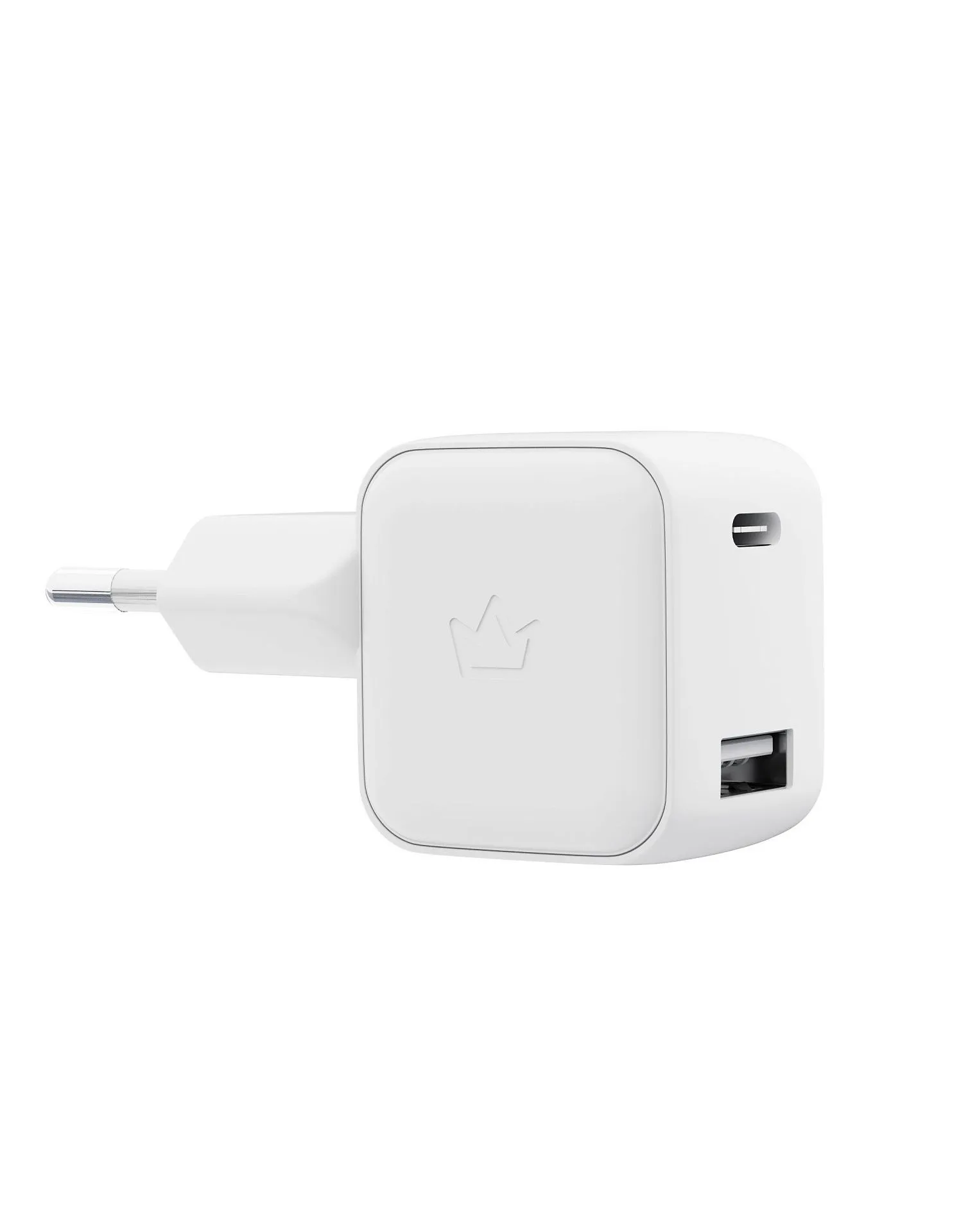 Сетевое зарядное устройство VLP G-Charge 30Вт USB-C+USB-A, QC, белыйphoto1